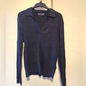 Black metallic sweater size US 10